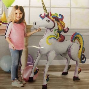 My Size Inflatable Unicorn Balloon
